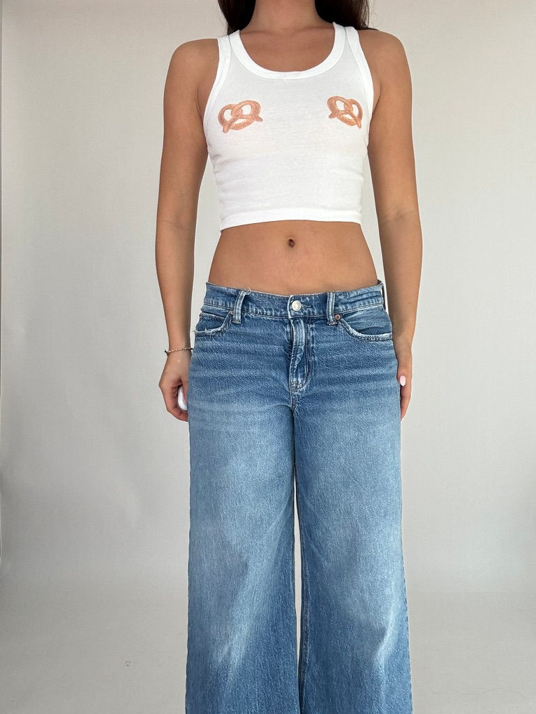 Thumbnail: Pretzel Graphic Cropped Tank