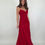 Thumbnail: Red Sequined Drop Waist Dress