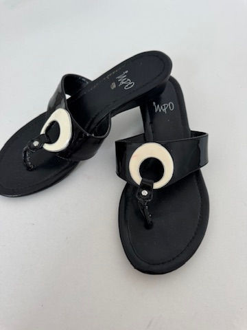 Thumbnail: Black & White Pump Sandals