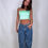 Thumbnail: Zara Mint Polka Dot Top
