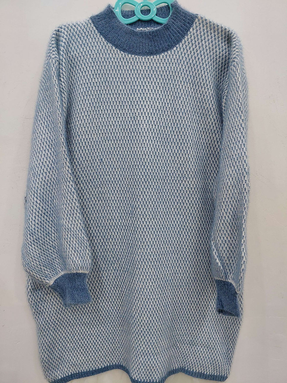Thumbnail: Blue Sweater Dress - Bust 40