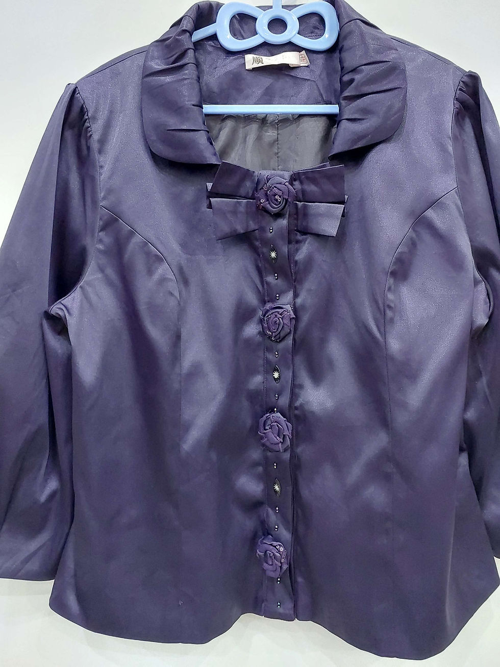 Thumbnail: Purple Dressy Blazer for women in Bust size 42