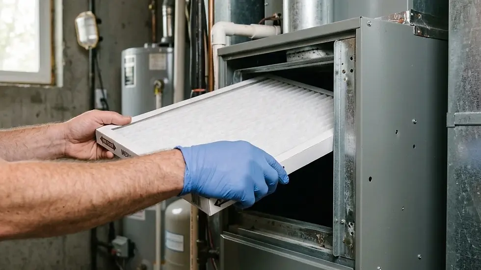 Photo-technician-changing-furnace-air-filter