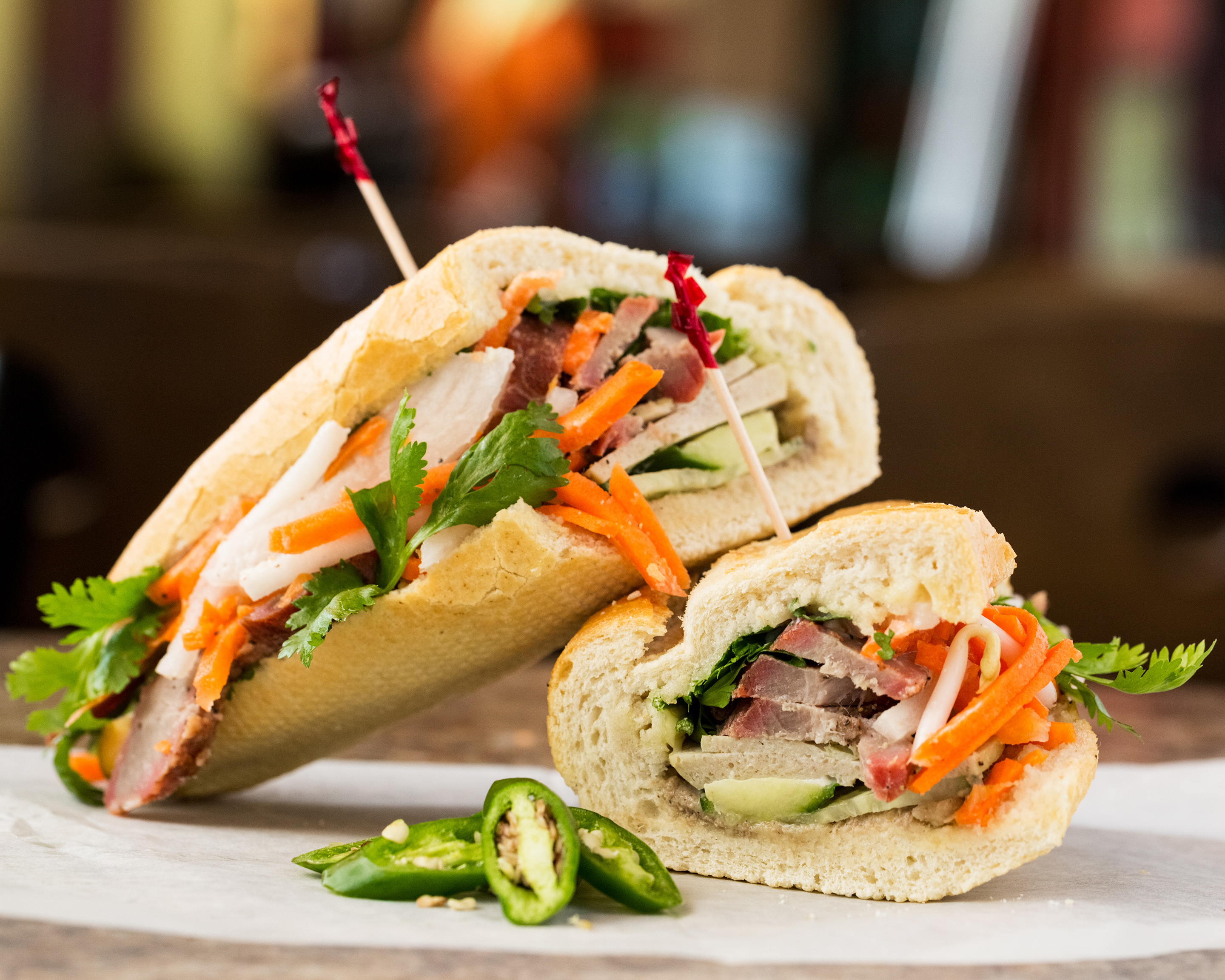 Arranged Food and Objects