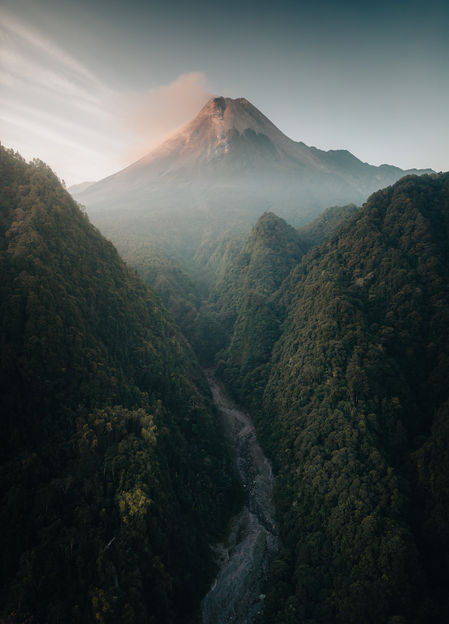 Volcan Mérapi Indonésie