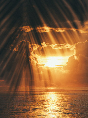 Photographe paysage à La Réunion capturant un coucher de soleil sur l’océan Indien