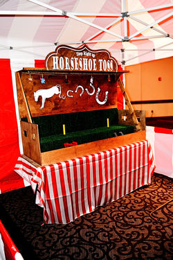 Horseshoe Toss carnival game