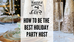 How To Be The Best Holiday Party Host