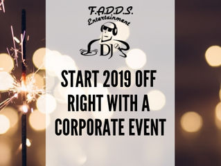 Start 2019 Off Right with a Corporate Event