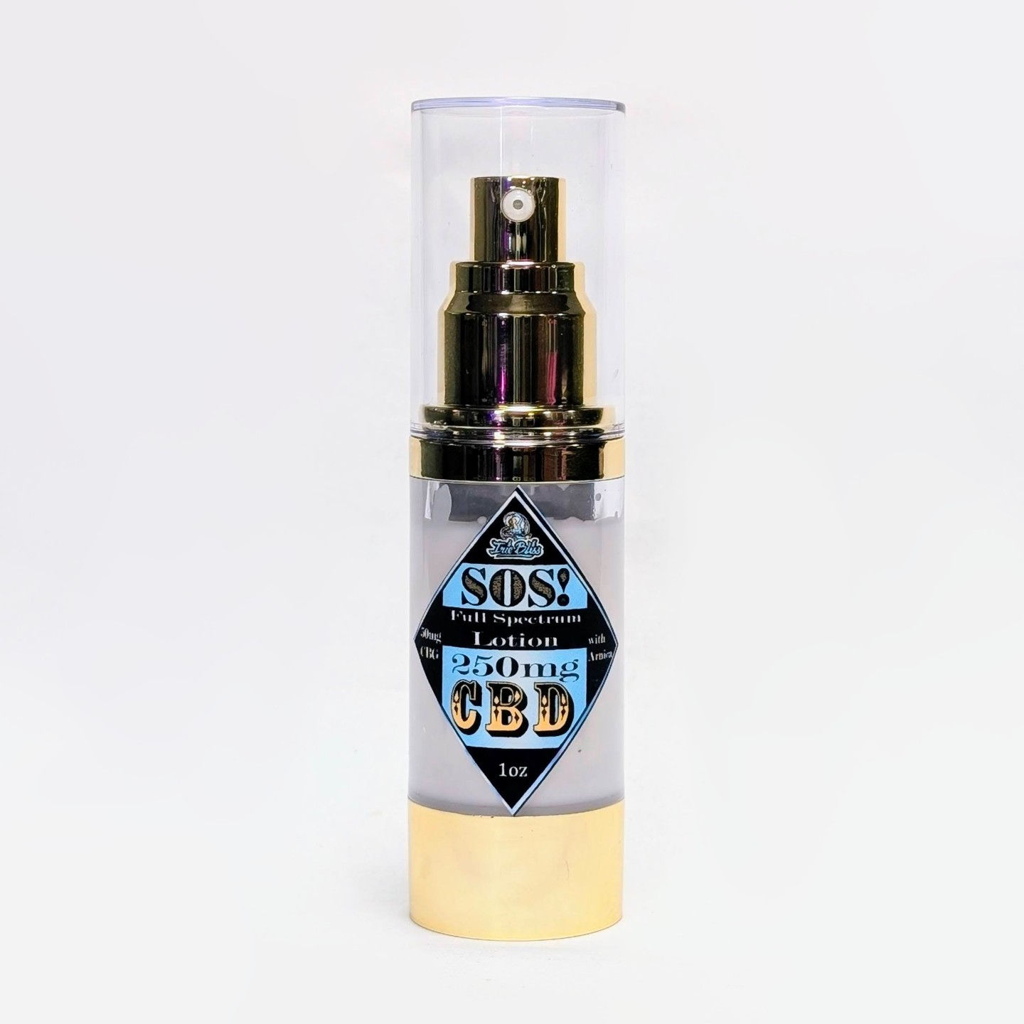 Apothecary Care SOS! 250mg CBD Travel Lotion with 50mg CBG and Arnica