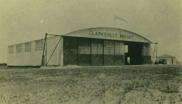 Clarksville Airport hangar