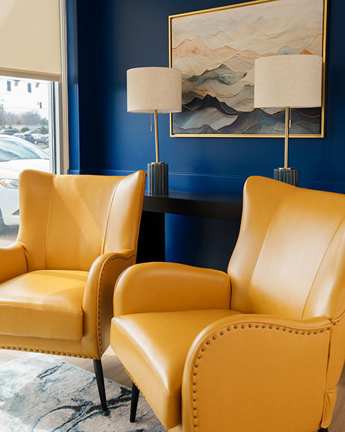 Clarksville Dental Center lobby chairs