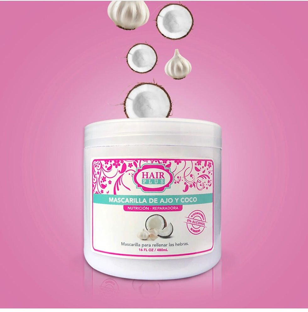 Miniatura: MASCARILLA DE AJO Y COCO Hair Plus, USA
