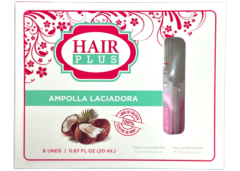 Ampolla Laciadora Hair Plus, USA