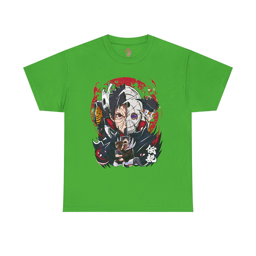 Thumbnail: Obito Uchiha Naruto T-Shirt – Masked Shinobi Anime Graphic Tee