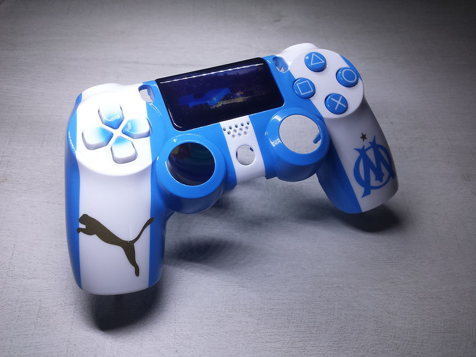 Miniature : Coque Manette PS4 Custom à l'aérographe !!! Dualshock 4 Sixaxis ! OM