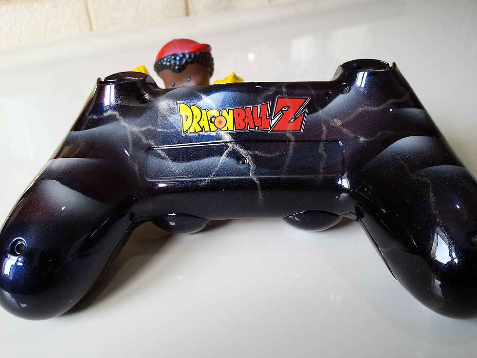 Miniature : Coque Manette PS4 Custom à l'aérographe !!! Dualshock 4 Sixaxis !