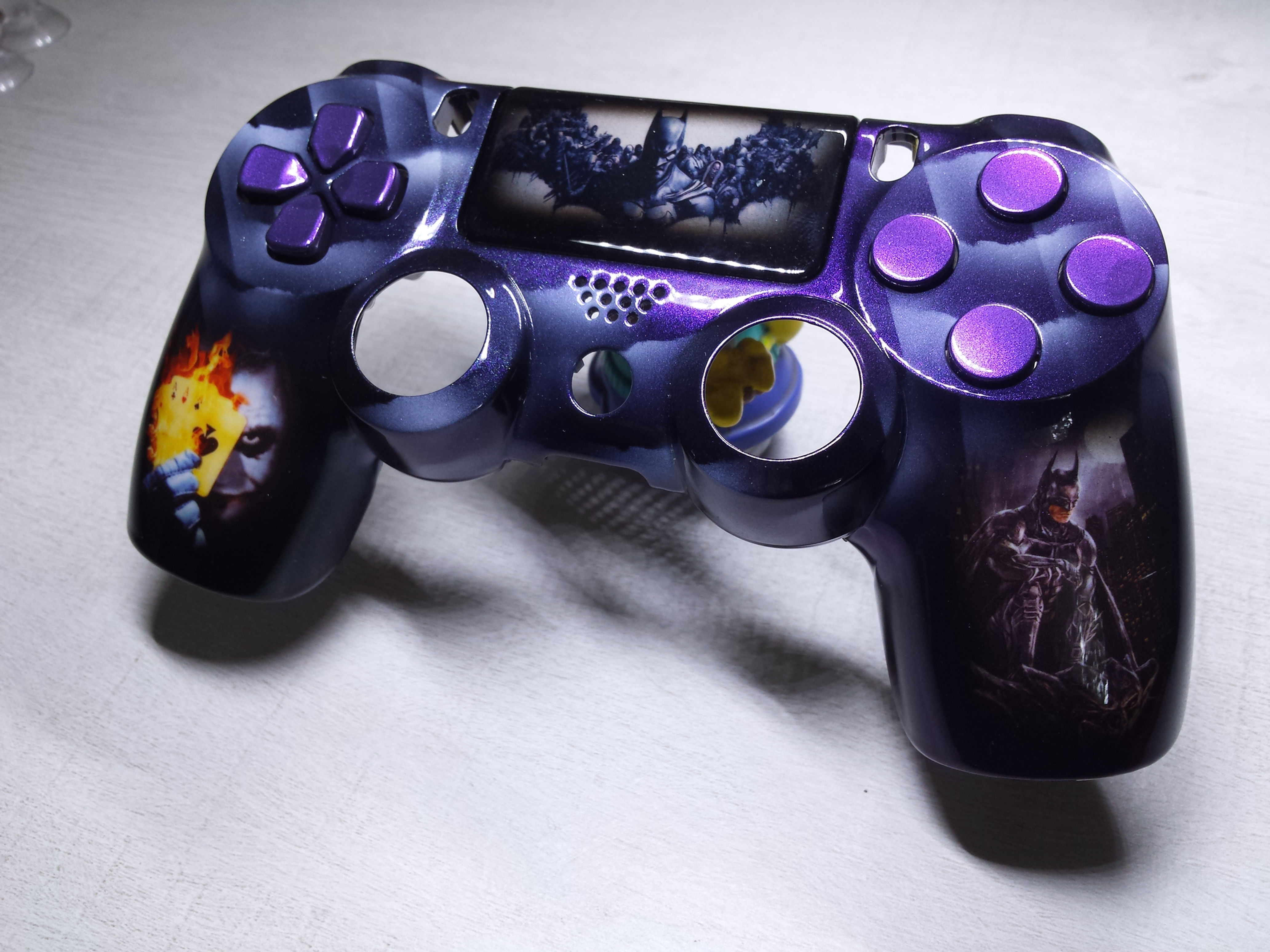 Coque Manette PS4 Custom à l'aérographe !!! Dualshock 4 Sixaxis !