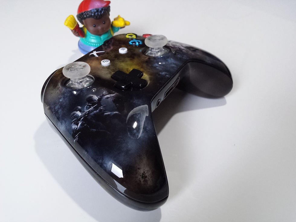 Miniature : Manette XBOX ONE Custom à l'aérographe !!!  Rainbow six siege