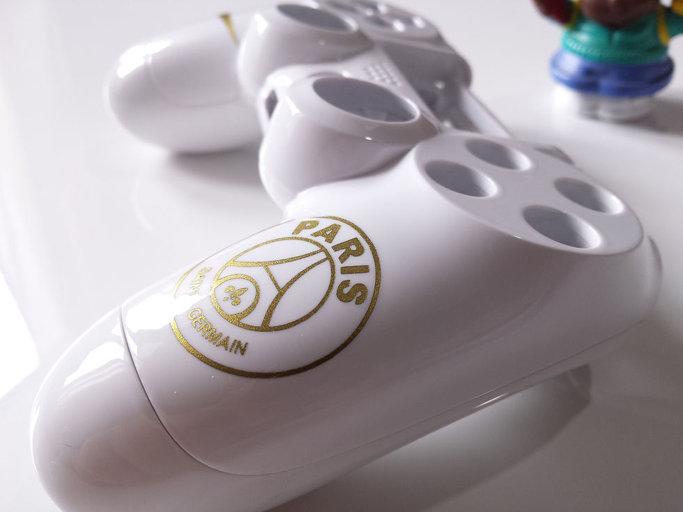 Miniature : Coque Manette PS4 Custom à l'aérographe !!! Dualshock 4 Sixaxis ! dessin or