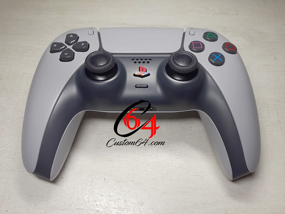 Miniature : manette PS5 dualsense sony vintage prestige PS1 mat/gloss