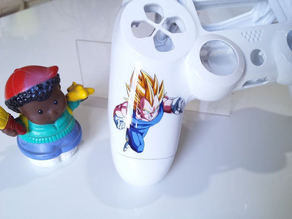 Miniature : Coque Manette PS4 Custom à l'aérographe !!! Dualshock 4 Sixaxis !