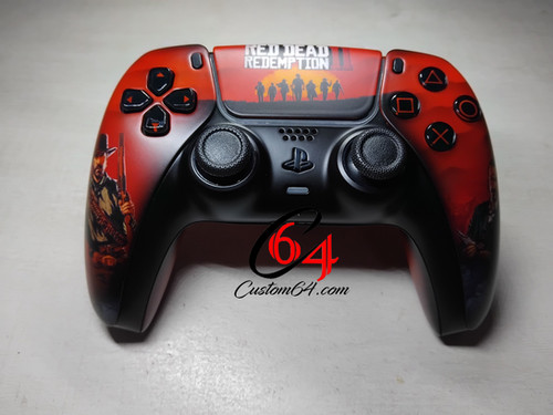Ps5 Rdr2 Custom Controller manette PS5 dualsense sony red dead redemption 2 | custom64
