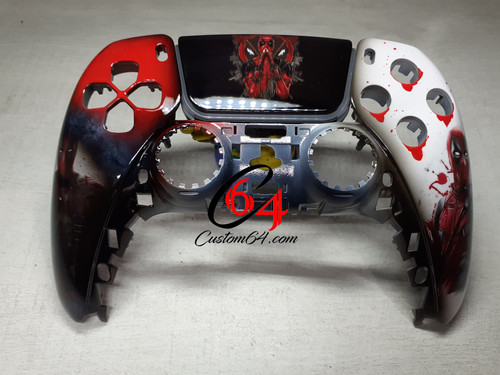Manette PS4 – Sony DualShock 4 – Rouge avec design araignée – CI Manette PS4 – Sony DualShock 4 – Rouge avec design araignée – CI