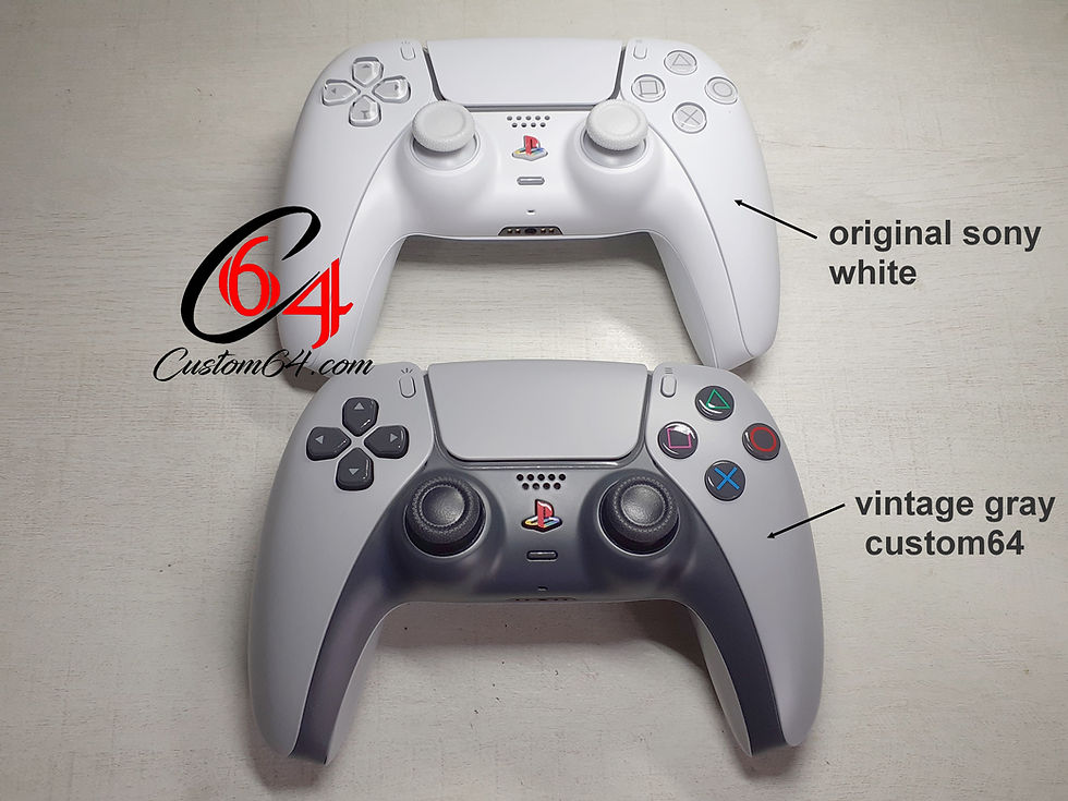 Miniature : manette PS5 dualsense sony vintage prestige PS1 mat/gloss