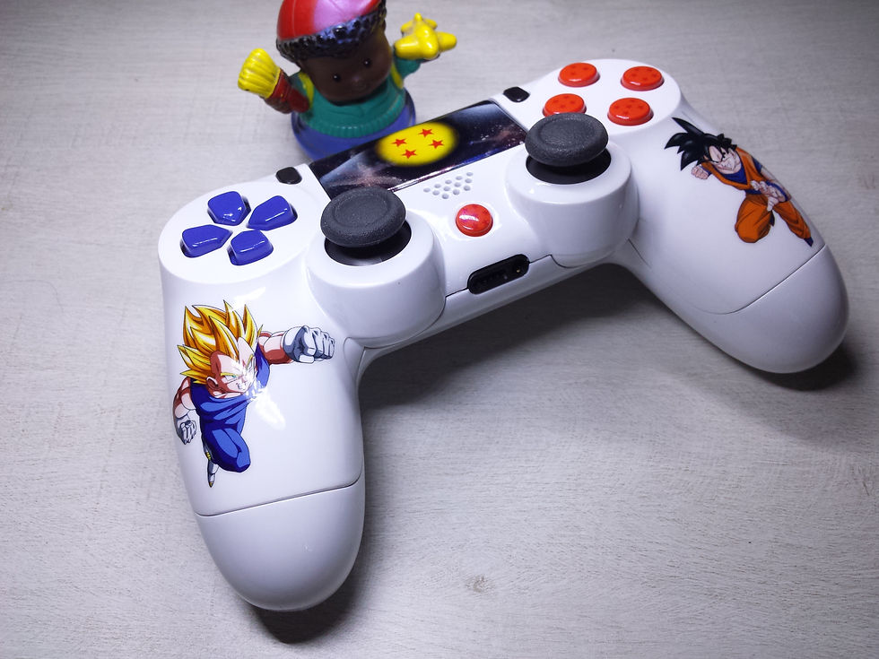 Thumbnail: PS4 Custom joystick with airbrush !!! Dualshock 4 Sixaxis