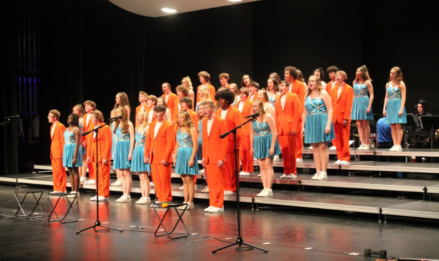 Lincoln East "Express" performs at their 2025 Spring show | PHOTO: Olivia Muffler / The Oracle