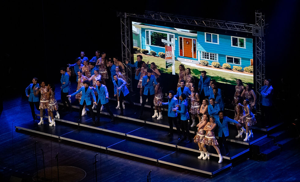North Central "Counterpoints" performs their emotional home-themed show at Show Choir Nationals | PHOTO: Ava Lackey
