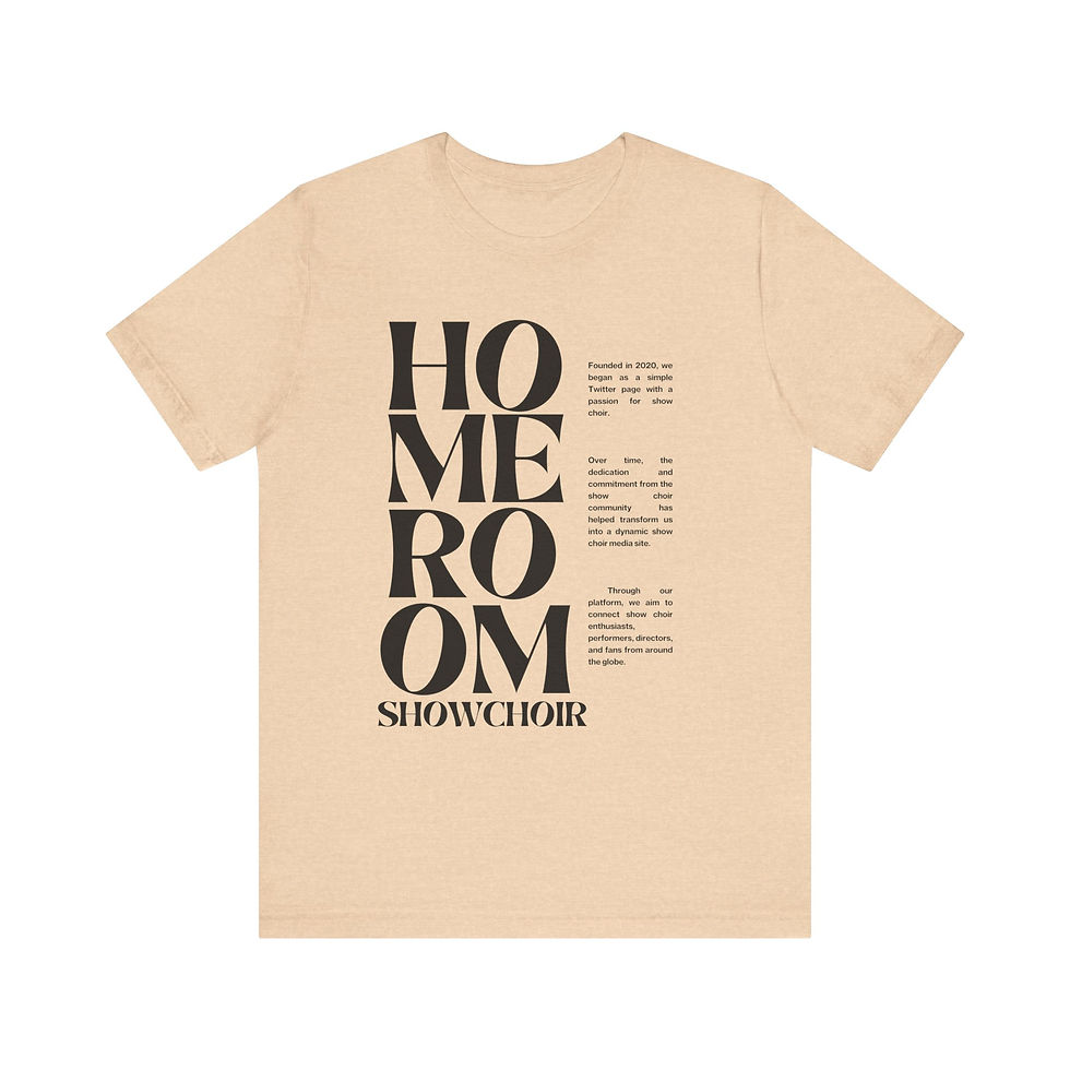 Thumbnail: Typeface Heather Tee (Black Text)