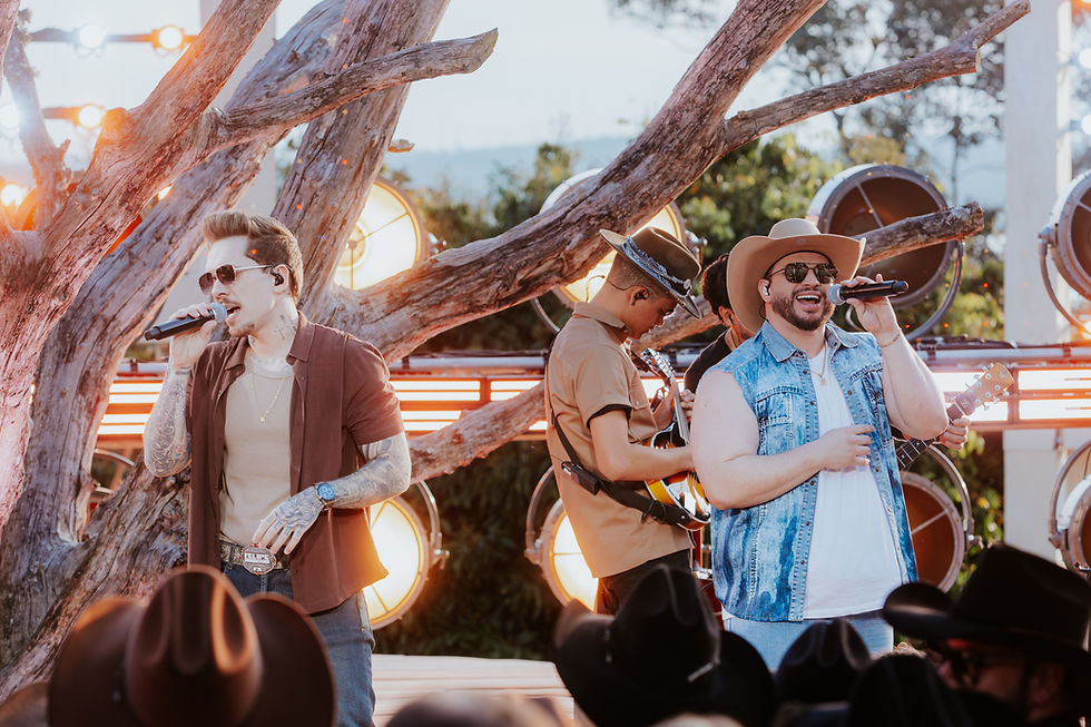 Felipe & Rodrigo em gravação em Nashville