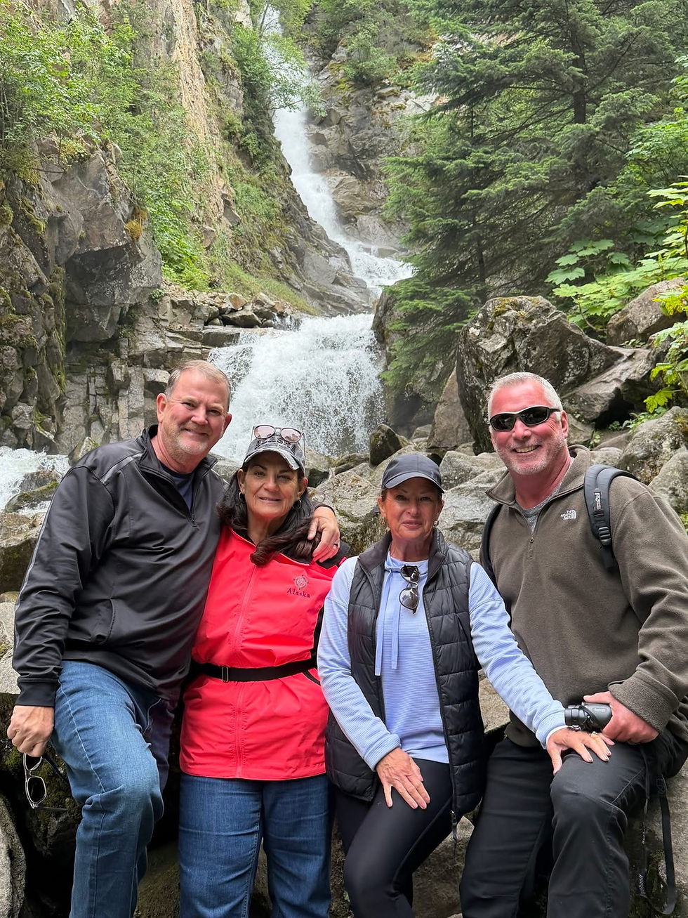 Alaska Trip -Bill & Michelle Snow and Rich & Kathy Sidney