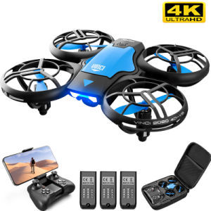 Thumbnail: V8 New Mini Drone 4K 1080P HD Camera WiFi Fpv Air Pressure Height Maintain Folda
