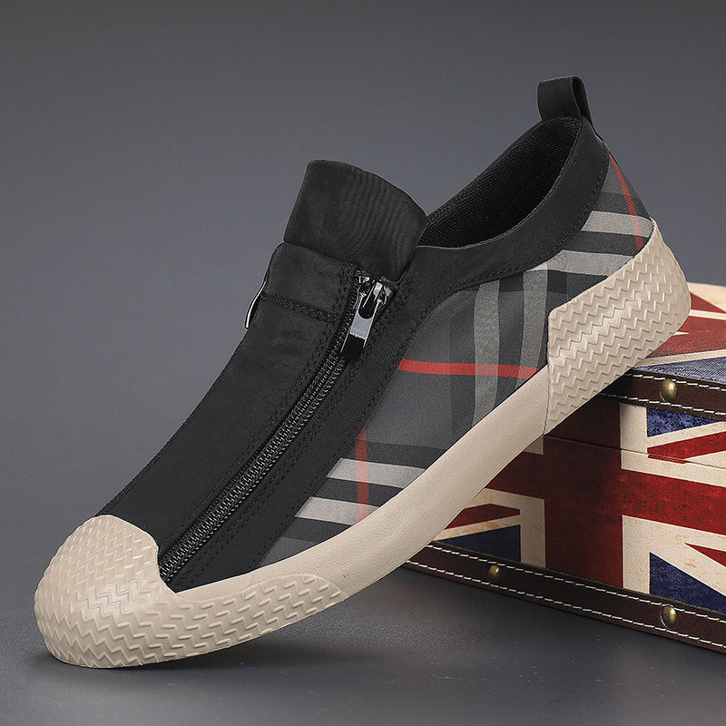 Thumbnail: Men's sneaker; Men's casual shoes; trendy men's low-top sneakers; casual plaid s