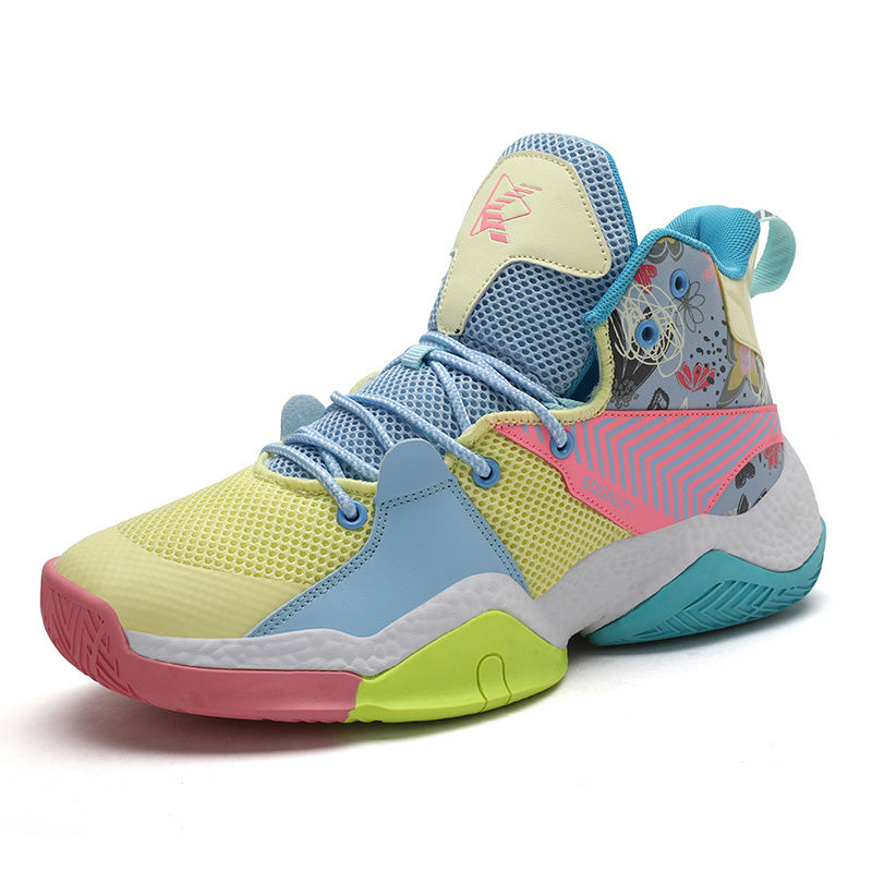 Thumbnail: New high-top mesh basketball shoes men's cushioning lightweight basketball sneak