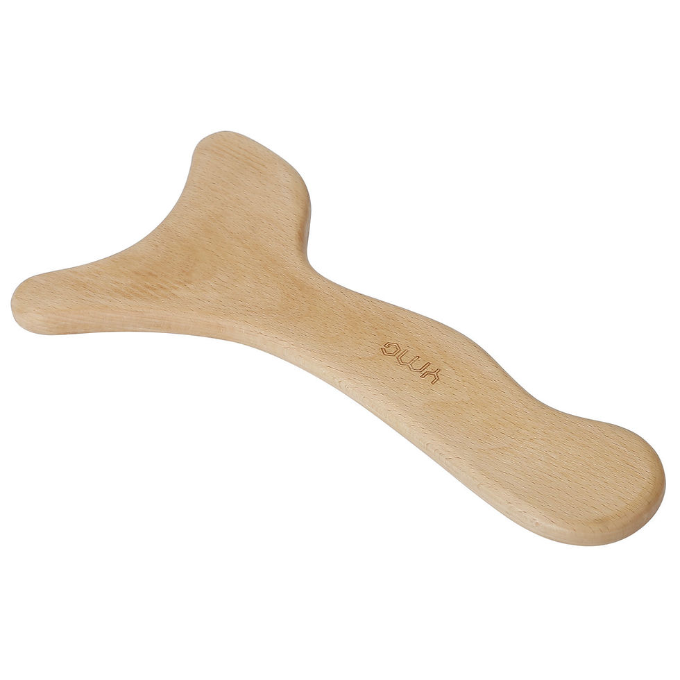 Thumbnail: Wood Therapy Massage Tool Lymphatic Drainage Paddle Wooden Scraping Tools Therap
