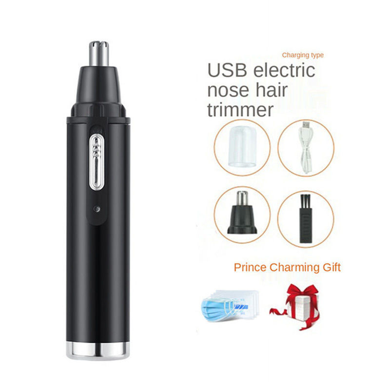 Thumbnail: 1PC Electric Nose Hair Trimmer USB Rechargeable Ear Nose Hair Trimmer Shaver Raz
