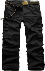 Thumbnail: Men's Casual Cargo Trousers Work Autumn Slim-fit Work Pant with Pockets