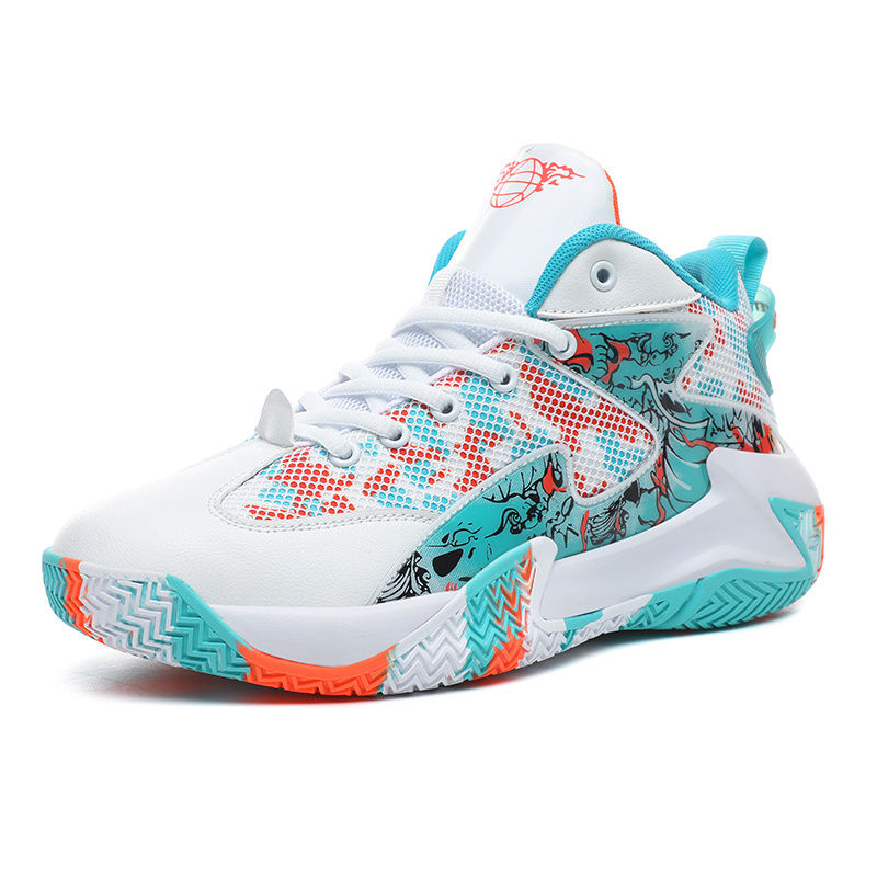 Thumbnail: Men's Basketball Shoes Casual Running Shoes High Top Basketball Shoes Fashion Co