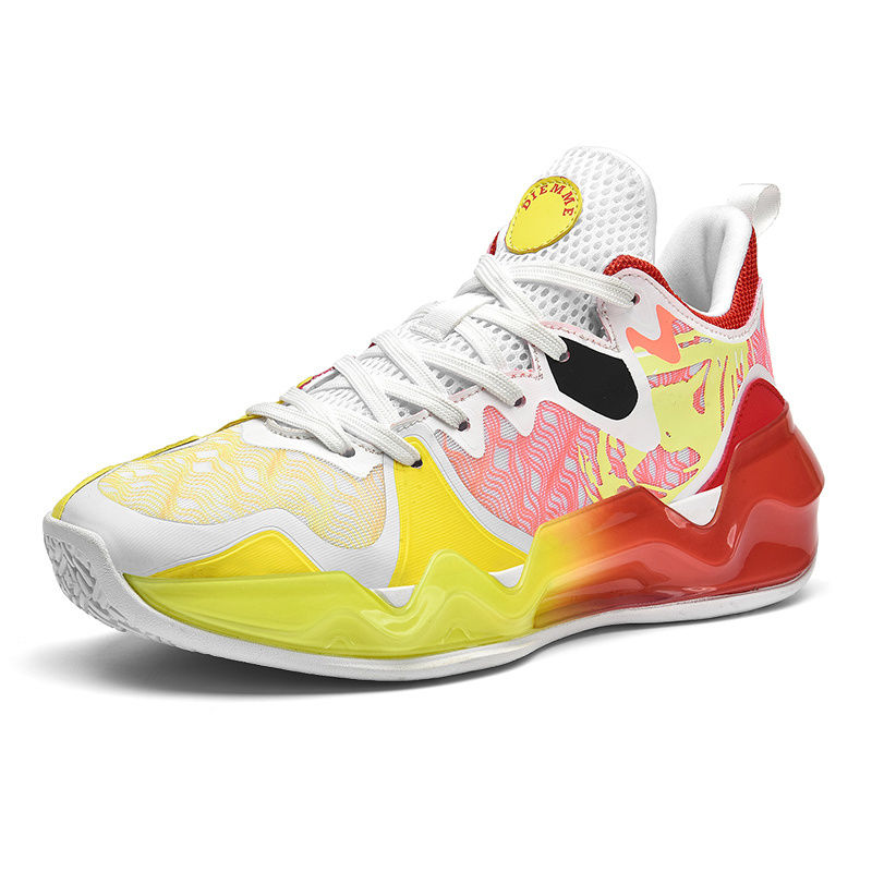 Thumbnail: Brand professional men's basketball shoes basketball sneakers non-slip high top 