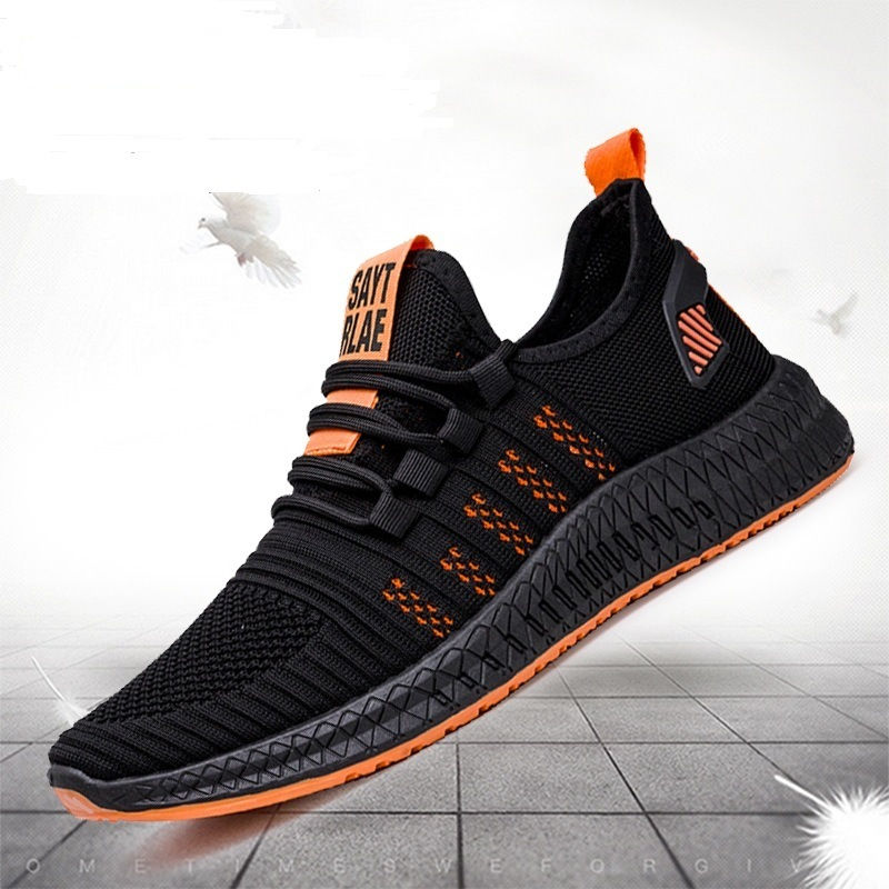 Thumbnail: Fashion Sneakers Lightweight Men Casual Shoes Breathable Male Footwear Lace Up W