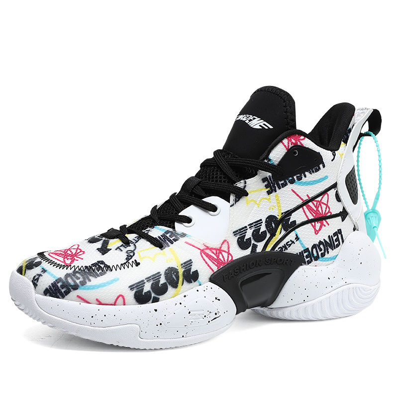 Thumbnail: New fashion basketball shoes men's wear-resistant MD outsole sports shoes women'