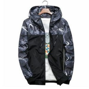 Thumbnail: Spring Autumn Mens Casual Camouflage Hoodie Jacket Men Waterproof Clothes Men's 