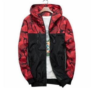 Thumbnail: Spring Autumn Mens Casual Camouflage Hoodie Jacket Men Waterproof Clothes Men's 