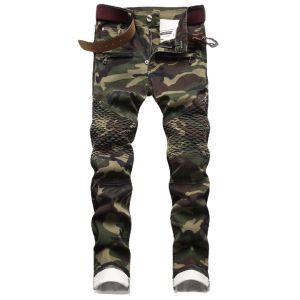 Thumbnail: Mens Ribbed Jeans Straight Fit Denim Pants