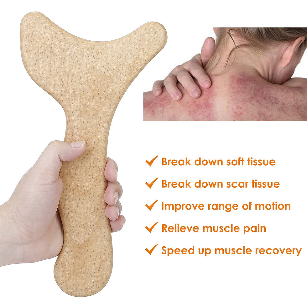 Thumbnail: Wood Therapy Massage Tool Lymphatic Drainage Paddle Wooden Scraping Tools Therap