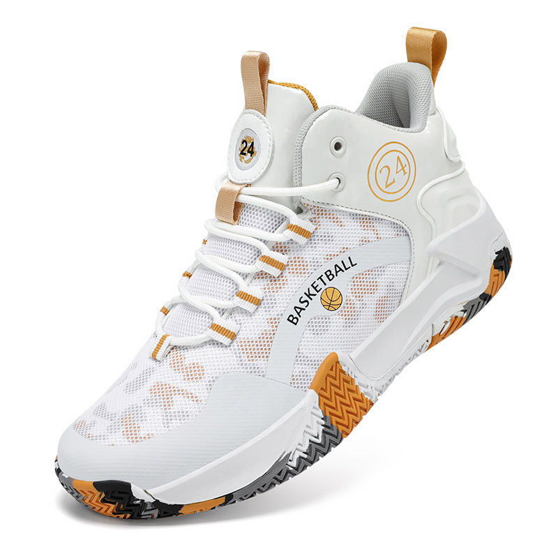 Thumbnail: Men's High-Top Basketball Shoes Men's Women's Cushioning Lightweight Basketball 
